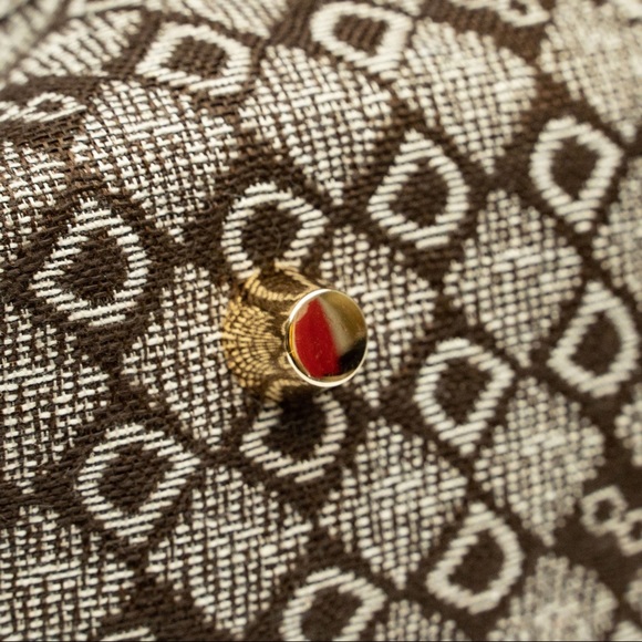 DASTI Jacquard Tote & Wallet Set – Brown Monogram Crossbody Bag Medium - Picture 12 of 14